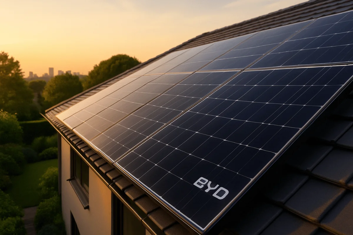 Painéis solares BYD: tecnologia chinesa com qualidade internacional